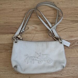 Coach Cream Shoulder Bag